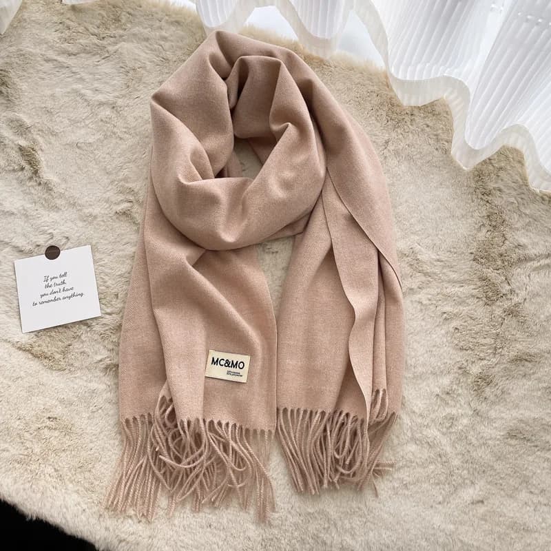 Écharpe homme - écharpe douceur beige